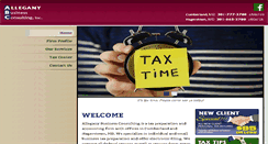 Desktop Screenshot of alleganybusinessconsulting.com